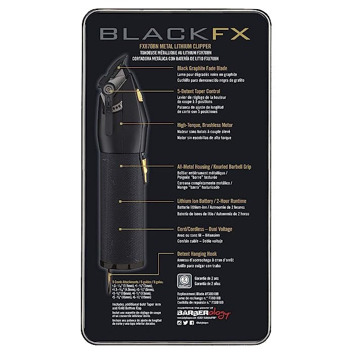 Máquina BabylissPro Clipper B870BNUZ Black