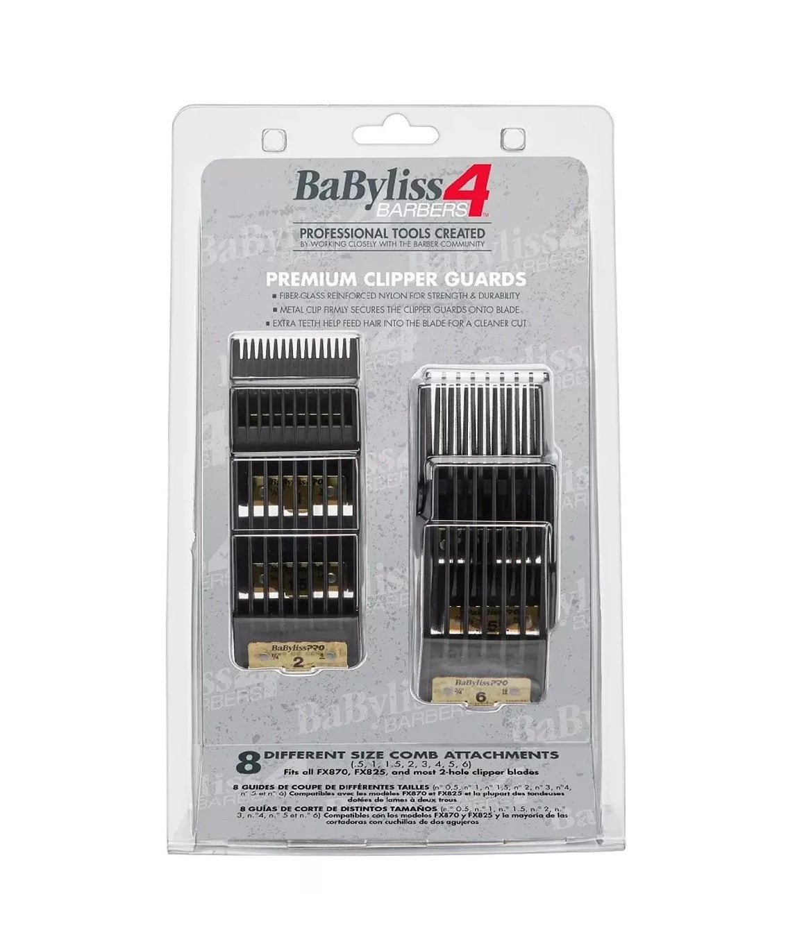 Guias BabylissPro de Corte FXPCG 8UN