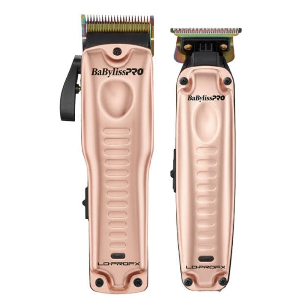Máquinas Babyliss Kit Clipper Trimmer Lopro FXHOLPKLP-RGUZ Rose Gold