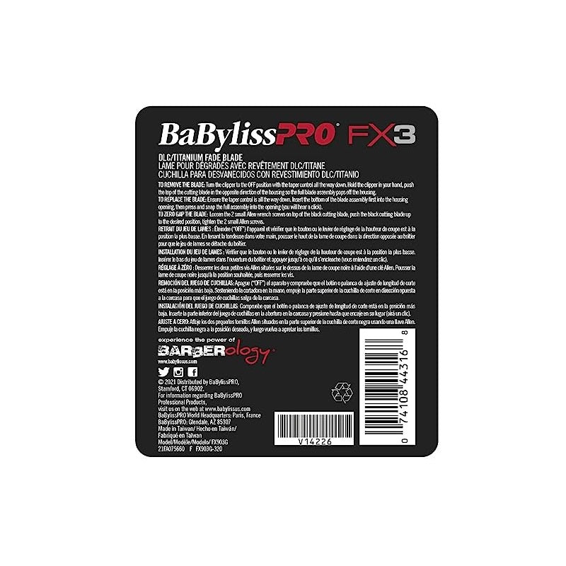 Repuesto BabylissPro Cuchilla Fx903G