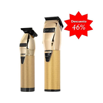 Máquinas Babyliss Kit Clipper Trimmer BHOLPK2GBUZ Gold